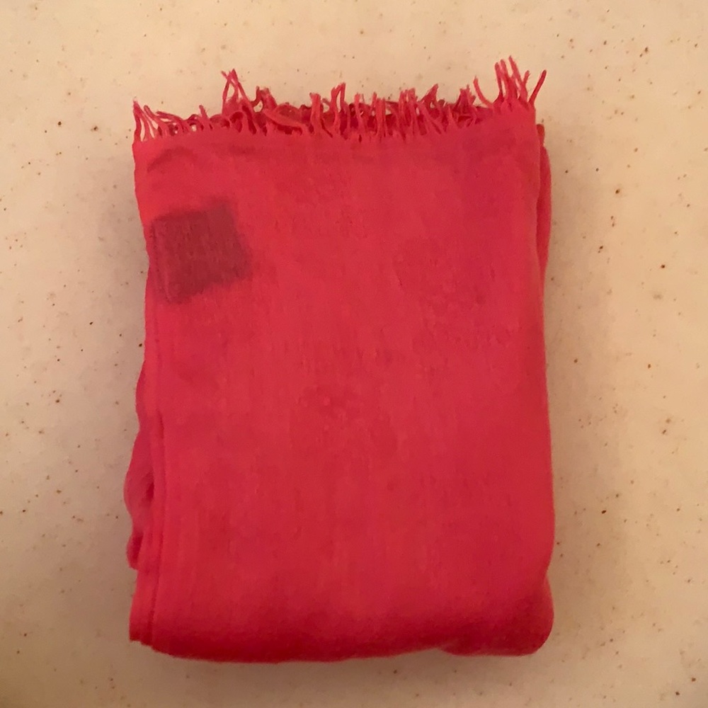 Vince camuto neon pink scarf